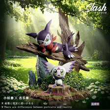 Impmon Culumon Resin Slash Studio Digimon Figure Model 14.7cm Presale picture