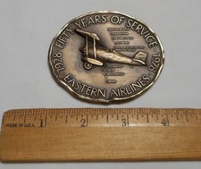 Eastern Airlines 50 Years of Service 1928 - 1978 Commemorative Bronze Medallion picture