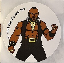 Mr. T -  Vintage Sticker © 1983 Big T's Enterprises, Inc. Mint Condition picture