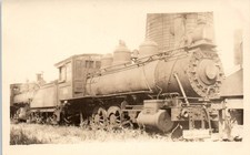 1930s C & W C Railroad Locomotive #305 Augusta Georgia Real Photo Postcard picture