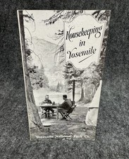 RARE 1925 Camp Curry Housekeeping in Yosemite Park Ad Brochure Tent Camping Rate picture