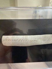 James Monroe Autograph/Signature, Beckett Authenticated, Great Example-Full Name picture