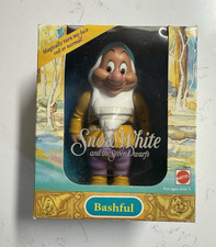 Vintage 1994 Mattel Disney Snow White Seven Dwarfs Bashful Color Change Doll NIB picture