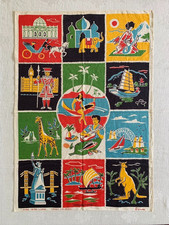Vintage Tea Towel MCM  