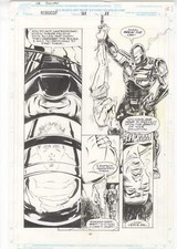 Robocop #21 pg 15 Original Comic Art by Lee Sullivan picture