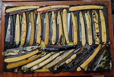 ONE OF A KIND Antique VTG Straight Razor Collection 40+ Year Collection RARE 🔥 picture