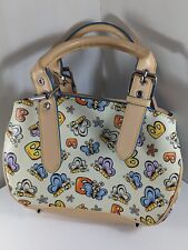 B's Butterfly Dooney & Bourke Disney Style Tote White + Tan multicolor purse bag picture