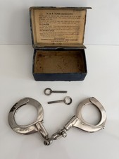 Vintage H. & R. Super Handcuffs Working with 2 Keys Patent 1984877 picture