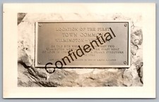 Real Photo Town Common Monument At Wilmington Vermont VT RPPC RP H203 picture