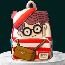 BRAND NEW Loungefly Where’s Waldo Cosplay Mini Backpack picture
