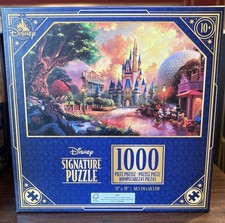 Disney Signature Walt Disney World Four Parks One World 1000 Piece Puzzle picture