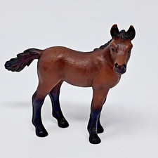 Schleich 2003 Arabian Foal Horse dark brown w/ black 3