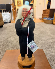Vintage Mary Masters Clay Sculpture Doll Chief Leopold Pokagon Potawatomi Signed picture
