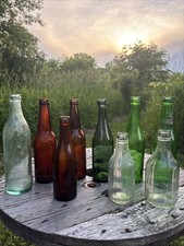 VTG&ANTQ Bottle Lot. Soda& Beers. Red Raven, C. Schmidt And More. Crown Tops picture