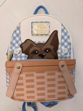 RARE Loungefly Wizard of Oz Toto Cosplay Backpack DOROTHY GRAIL picture