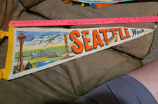 Vintage Seattle Washington Souvenir Pennant picture