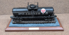 1934 CONOCO RIVETED TANK CAR SERIES #9 NMIB PONCA CITY FULLY OPERATIONAL 1994 picture