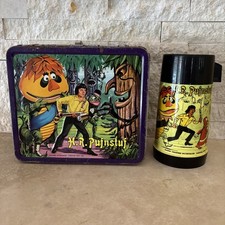 Vtg H.R. Pufnstuf Metal Lunchbox with Thermos 1970 Aladdin Industries RARE READ picture
