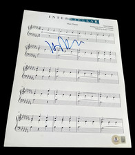 HANS ZIMMER SIGNED AUTOGRAPH SHEET MUSIC INTERSTELLAR BECKETT BAS AUTO COA D picture