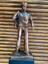 Vintage Bronze Naval Figurine picture