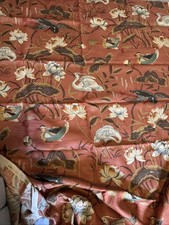 SCHUMACHER Lotus Garden 😍 Designer Upholstery Linen 10’x54” Large Piece picture