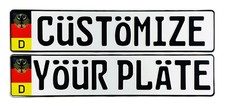 Custom German Coat of Arms License Plate picture