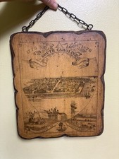 Wood Plaque Of Charleston South Carolina 1776 -1876 picture