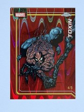 2026 Topps Chrome Marvel Comics #181 Toxin Red RayWave Refractor /5 picture