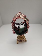 Franklin Mint Hummingbird House of Faberge Egg PP3536 96  picture