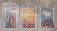 VINTAGE LINDGREN-TURNER ORIGINAL 1950s 1960s SOUVENIR TRAVEL DECALS  picture