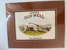 Original Authentic CIGAR LABEL H.E.SHAW'S 