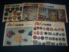 1954 PHILADELPHIA INQUIRER COLORAMA SECTIONS LOT OF 5 - NP 3794 picture