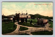 Lake Placid  NY-New York, Steven's House, Advertising, Antique Vintage Postcard picture