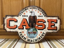 Case Farm Machinery Sign Tractor Eagle Vintage Style Wall Decor picture