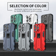 Stand Armor Hybrid Phone Case For iPhone 11 12 13 14 15 Pro Max XR XS 7 8 SE picture