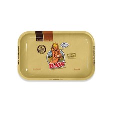 RAW Girl Metal Rolling Tray Small 11 x 7 Rockin Jelly Bean Design picture