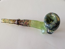 Artist Signed Handmade Borosilicate Glass Sherlock Opal Iridescent Large/6-7
