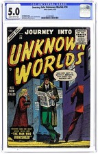 Journey into Unknown Worlds #34 CGC 5.0 1955 4115970007 picture