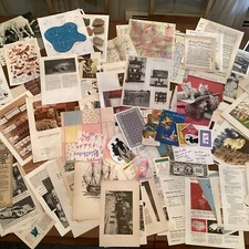 190+ Vintage Paper Ephemera Huge Lot - Perfect For Junk Journals Mixed Media picture