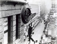Harold Lloyd 1923 Vintage Clock Tower Safety Last Photo Reprint Wall Art picture