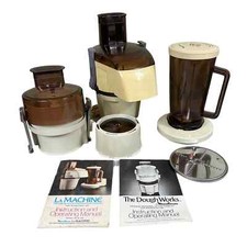 Moulinex La Machine Food Processor & The Dough Works Attachment TESTED w/ Blades picture