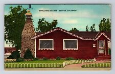 Denver CO-Colorado, Apple Tree Shanty Vintage c1954 Souvenir Postcard picture