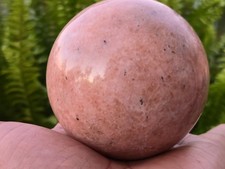 Sunstone Heliolite Sphere Stone of joy & fortune (75+mm 643 gm)  Home accent picture