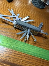 Victorinox Handyman Swiss Army Knife Custom Scales 24 function Very Good 1.3733 picture