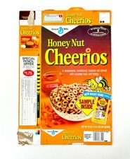 Vintage 1986 General Mills Honey Nut Cheerios Cereal Box NEW Rocky Road Sample picture