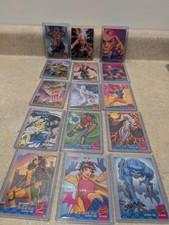 2018 Fleer Ultra X-Men insert X-Men '92 lot of 15 cards Rogue Storm Wolverine... picture