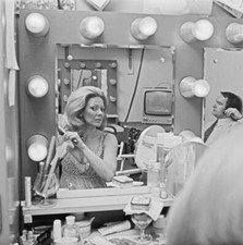 Sheila Southern backstage at Cliffs Pavilion Southend-on-Sea OLD PHOTO picture