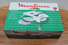 Vintage Moulinex Mouli Julienne 445 Rotary Slicer Grater 3 Discs Box France picture