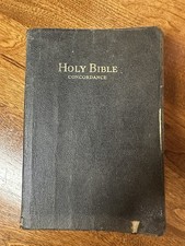 Vintage 1960s Holy Bible KJV Red Letter World Publishing Self Pronouncing Maps picture