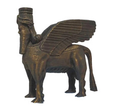 Sumerian Guardian Ancient Civilization Hybrid Statue picture